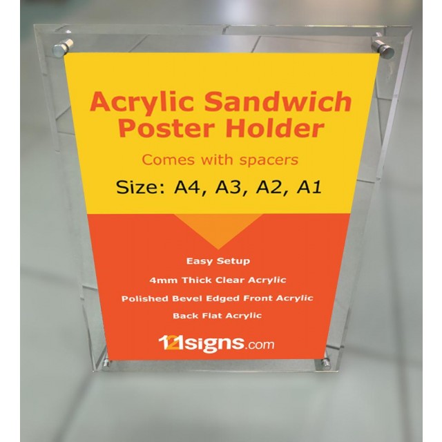  Poster board stand holder (1/2, Metal Holder) : Office  Products
